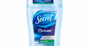 Unscented Invisible Solid Deodorant Stick 73g