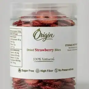 فراولة مجففة-Dried Strawberry Bites