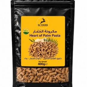 مكرونة الجمار ريجاتوني د فودز 400 جم Heart of Palm Rigatoni Pasta