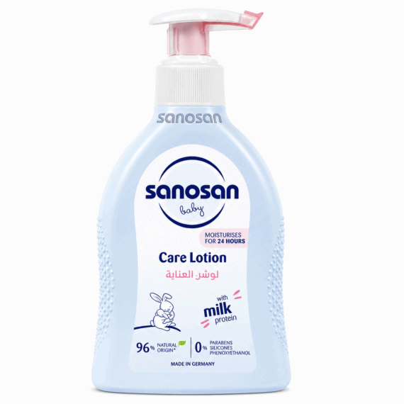 Sanosan Baby Care Lotion 200ml – Daily Moisturizing & Protection for Sensitive Baby Skin