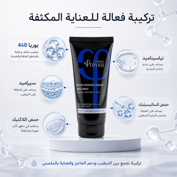 بروفين كريم مرطب يوريا 40% proven urea