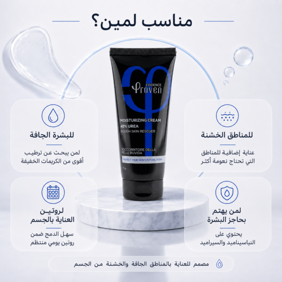 بروفين كريم مرطب يوريا 40% proven urea