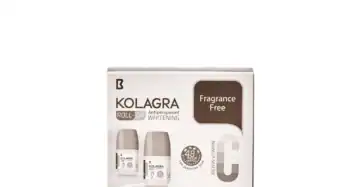 Kolagra whitening Roll on 2*1 promo pack 1+1 Fragrance Free