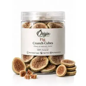 Premium Origin Fig Crunch Dried Fruit Cubes