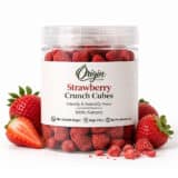 Premium Origin Strawberry Crunch Dried Fruit Cubes | 100% Natural Strawberry with No Added Sugar & Rich in Fiber
