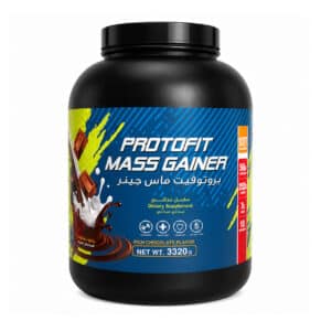 Protofit Mass Gainer 3300 g | 10 Servings Chocolate Flavor for Healthy Weight Gain & Muscle Growth