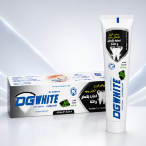 دي جي كير وايت بالفحم النشط والنعناع DG Care White Activated Charcoal with Mint