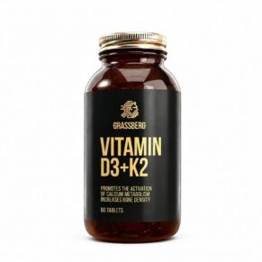 جراسبرج فيتامين D3 + K2 – 60 قرص