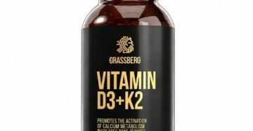 جراسبرج فيتامين D3 + K2 – 60 قرص