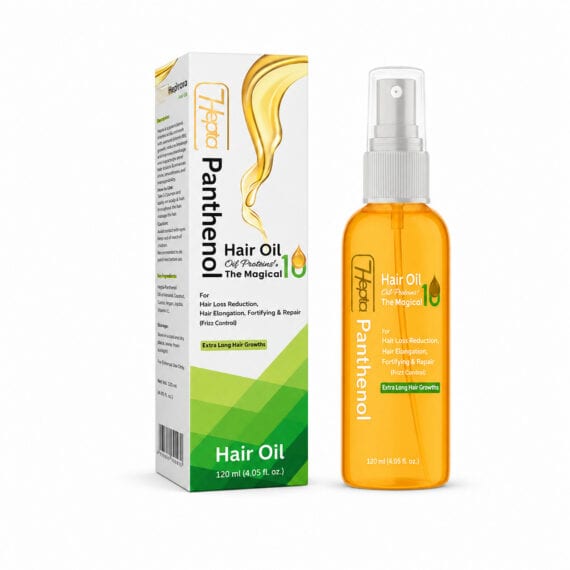 Hepta Panthenol Hair Oil 120 ml for moisturizing dry and damaged hair