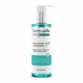 DERMAELLE Hyaluronic Acid Cleansing Gel 200ml - ديرما إل غسول جل بالهيالورنيك أسيد 200مل