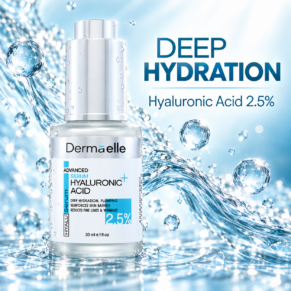 Dermaelle Advanced Hyaluronic Acid Serum 2.5%- ديرما إل أدفانسد هيالونيك سيروم 2.5%-4
