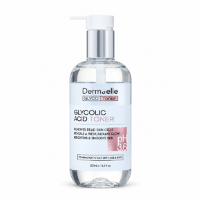 Dermaelle Glycolic Acid Toner 350ml - ديرما إل جليكوليك أسيد تونر 350 مل