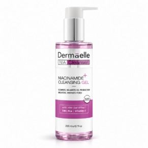 Dermaelle Niacinamide Cleansing Gel 200 ml - ديرما إل غسول جل بالنياسيناميد -2
