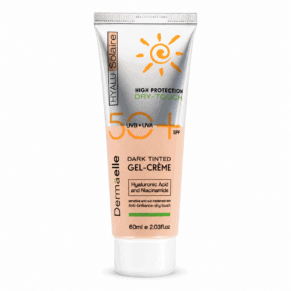 UV Defense SPF 50 Dark Tint Gel-Cream 60ml - ديرما إل هيالو سولير حماية +50 جل كريم لون غامق 60ملى