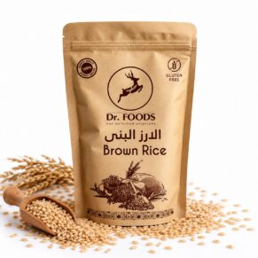 Dr. Foods Brown Rice 500g – Gluten-Free Whole Grain Rice with Fiber