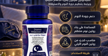 دوزوفا ميلاتونين 5 مجم + دوزوفا أشواجندا KSM-66 - باقة النوم المثالي