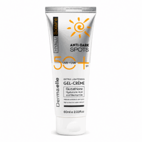 ديرما إل كريم جل هيالوسولير المضاد للبقع الداكنة بعامل حماية +50 60مل - UV Defense SPF 50 Anti-Dark Spots Gel-Cream 60ml