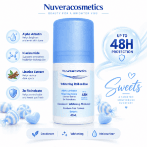 نوفيرا رول أون للتفتيح سويتس - Nuvera Whitening Roll on Duo Sweets