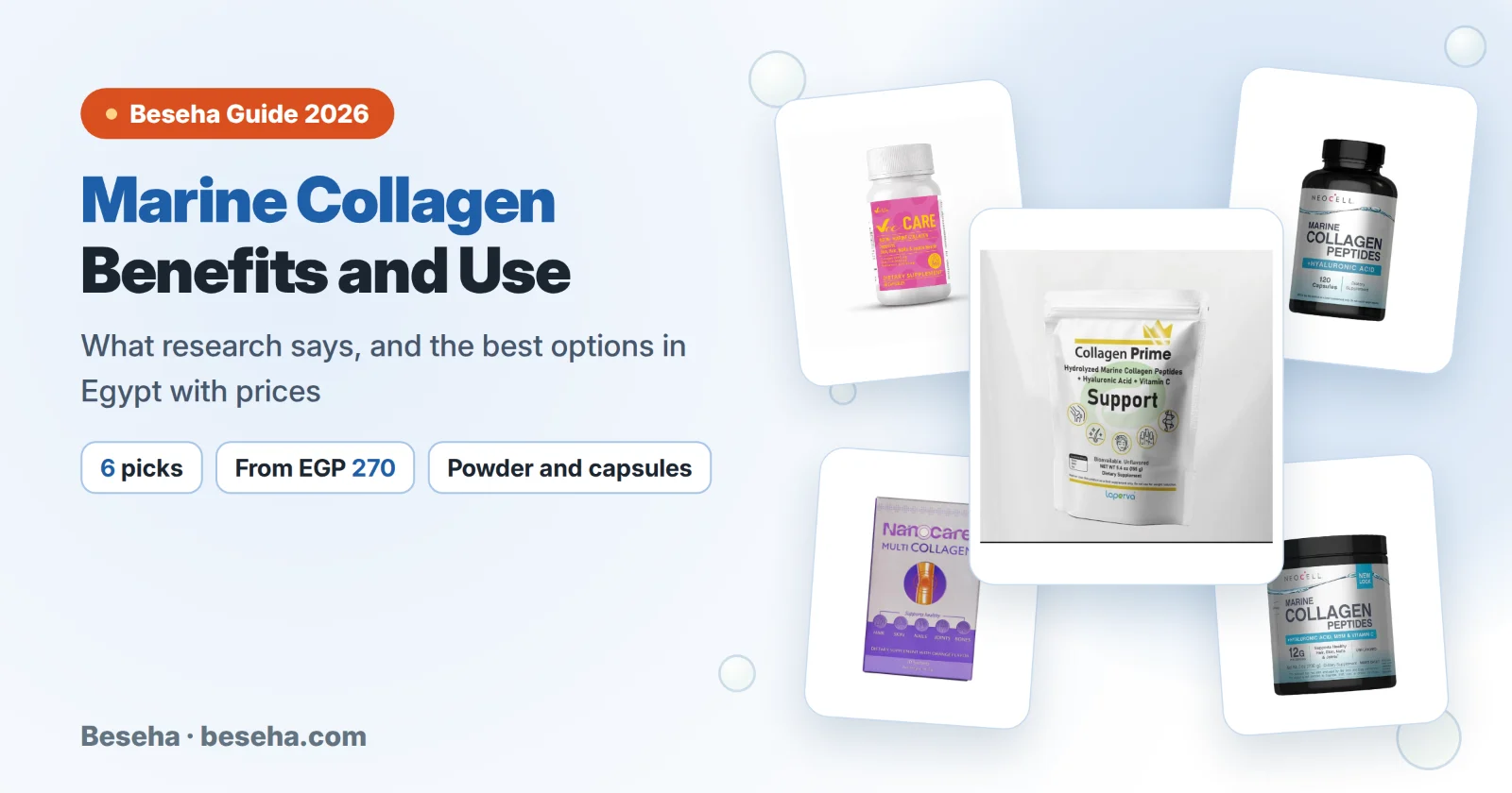 Marine Collagen: Benefits, Evidence, How to Take It and the Best Options