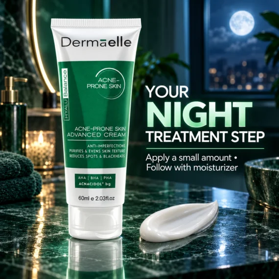 Dermaelle Acne-Prone Skin Treatment Cream 60ml - ديرما إل كريم للبشرة المعرضة لحب الشباب 60 مل -1