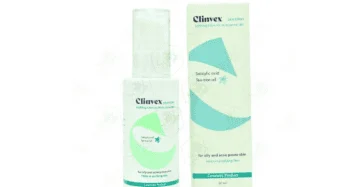 Clinvex Plus Lotion 60ml exfoliating lotion for acne-prone skin-كلينفكس بلس لوشن 60 مل لوشن مقشّر للعناية بالبشرة الدهنية والمعرّضة لظهور الحبوب