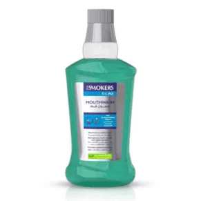 Eva Smokers E Line Menthol Mouth Wash 250 ml-ايفا سموكرز اي لاين غسول فم بالمنتول 250 مل