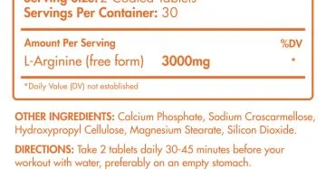 أرجنين 3000 ماكس ماصل-Arginine 3000 Max Muscle