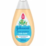 Johnsons pure protect kids bath wash 300ml-سائل الاستحمام بيور بروتكت للاطفال من جونسون 300 مل