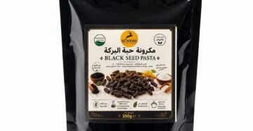 مكرونة الحبة الكاملة بالحبة السوداء د. فودز 350 جم | مكرونة صحية غنية بالألياف