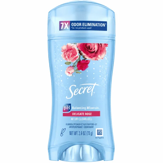 Delicate Rose Clear Gel Deodorant