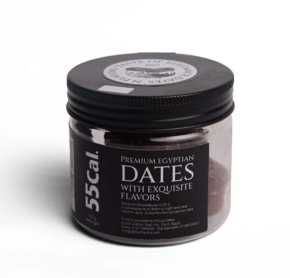 برطمان تمر مجدول سادة منزوع النوى من Dates 'n Flavors – 100 جم – تمر طبيعي صحي بدون نوى Seedless Medjool Dates Jar – 100g by Dates 'n Flavors – Natural fiber-rich snack