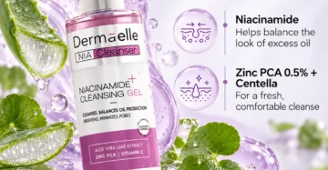 Dermaelle Niacinamide Cleansing Gel 200 ml - ديرما إل غسول جل بالنياسيناميد -2