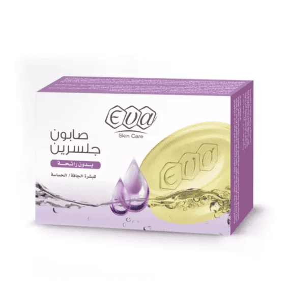 Eva Skin Care Glycerin Dry Skin Soap 120 g for dry and sensitive skin-ايفا سكين كير صابون جلسرين جاف 120 جرام للبشرة الجافة والحساسة