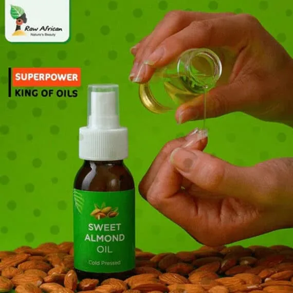 رو افريكان زيت لوز حلو 75 مل-Raw African Sweet Almond Oil 75ml