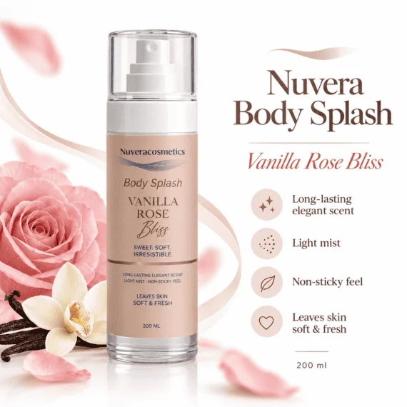 نوفيرا بدي سبلاش فانيلا روز بليس- Nuvera Body Splash Vanilla Rose Bliss
