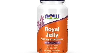 ناو رويال جيلي 1500 مجم – كبسولات غذاء ملكات النحل لدعم المناعة والطاقة NOW Royal Jelly 1500mg – Royal Jelly Vegetarian Capsules for Immunity and Energy Support