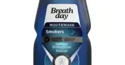 بريث داي غسول فم للمدخنين – 300 مل، يزيل رائحة التبغ وينعش النفس. Breath Day Mouthwash Smokers – 300ml, removes tobacco odor and refreshes breath.