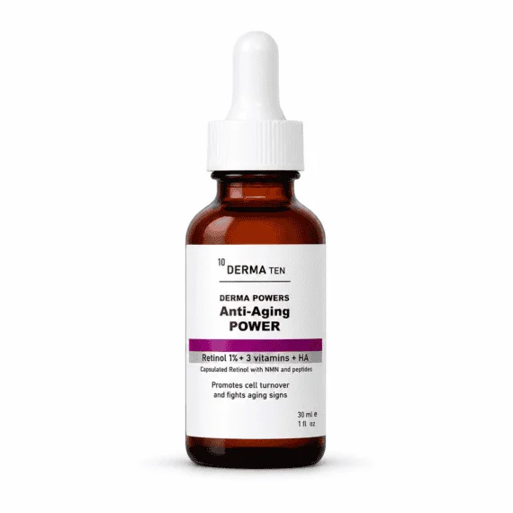 سيروم ديرما تن ريتينول 1% لمكافحة التجاعيد - Derma Ten Anti Aging Power Serum