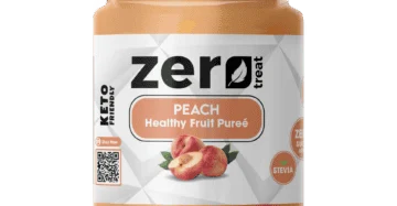 Peach Healthy Fruit Purée 180g – Premium 95% Real Fruit Zero Sugar Added Keto Friendly-بيوريه الخوخ الصحي 180 جم – 95٪ فاكهة حقيقية بدون سكر مضاف كيتو فريندلي