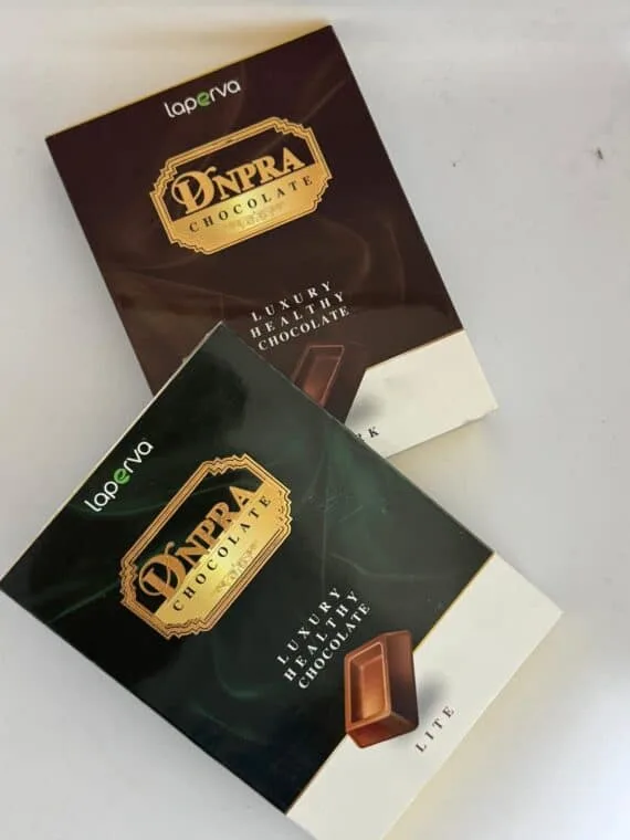 علبتا شوكولاتة دنبرا Dark وLite