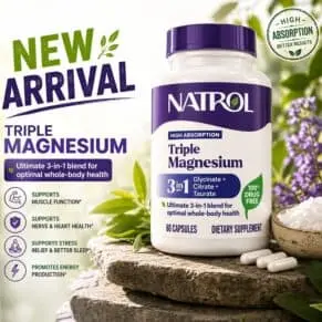Natrol Triple Magnesium 60 Capsules