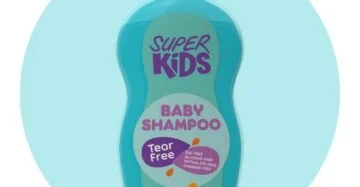 Super Kids Baby Shampoo 200 ml – tear-free gentle baby shampoo for delicate hair سوبركيدز بيبي شامبو 200مل – شامبو لطيف وآمن لشعر الأطفال