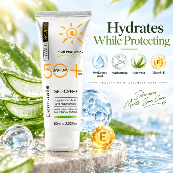 Dermaelle UV Defense SPF 50 Cream 60ml - ديرما إل هيالو سولير كريم واقي شمس SPF 50