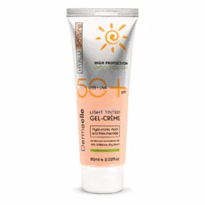 UV Defense SPF 50 Light Tint Gel-Cream 60ml - ديرما إل هيالو سولير حماية +50 جل كريم لون فاتح 60ملى
