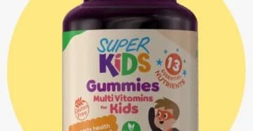 Superkids Gummies Chewable Multivitamins 120 Gummies – multivitamin gummies for kids’ growth and health سوبر كيدز مالتى فيتامين 120 علكة – علكات متعددة الفيتامينات لصحة ونمو الأطفال