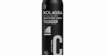 Kolagra Whitening Deodorant Spray Silver Scent 150ml – Long-Lasting Freshness and Underarm Brightening Care