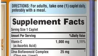 فيتامين سي 1000 مجم مع بيوفلافونويد-Vitamin C 1000mg with Bioflavonoids