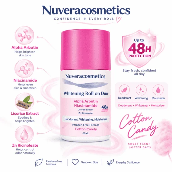 نوفيرا بدي سبلاش كوتن كاندي- Nuvera Body Splash Cotton Candy