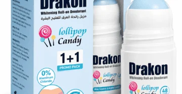 مزيل عرق رول أون مبيض برائحة اللولي بوب عبوة مزدوج